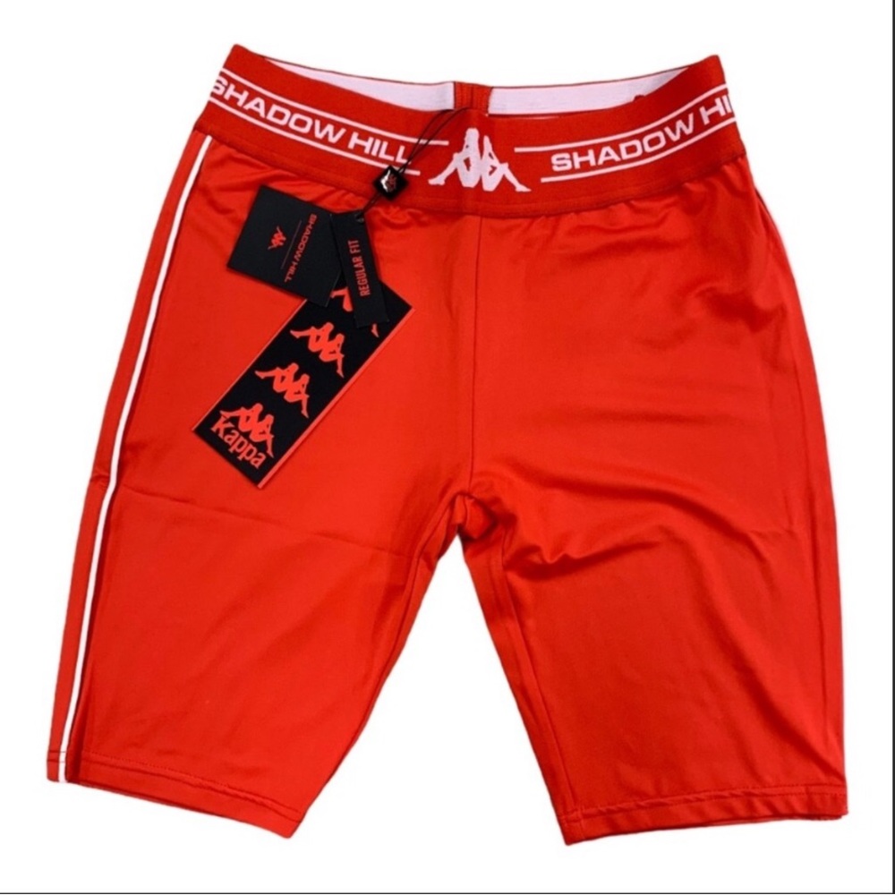Shadow Hill Kappa Sports Shorts Women Color Fiery Red Size S